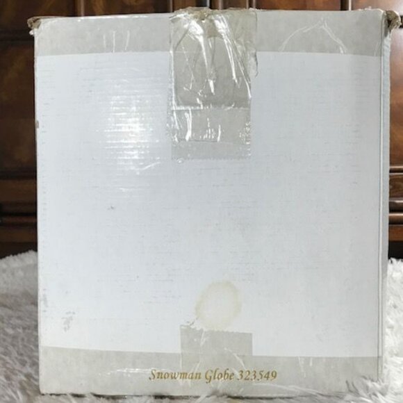 Sorelle Blown Glass Lighted Snowman Snowflake Globe Ornament - Picture 11 of 13